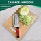 Cabbage Shredder Cabbage Kitchen Knife Slicer Chopper Cabbage Cutter for Sauerkraut Coleslaw Mandoline Slicer with Silicone Finger Grips Peeler